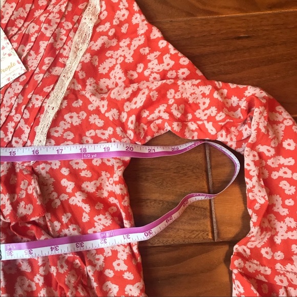 Free People Like You Best Orange Floral Mini Dress - Picture 9 of 14